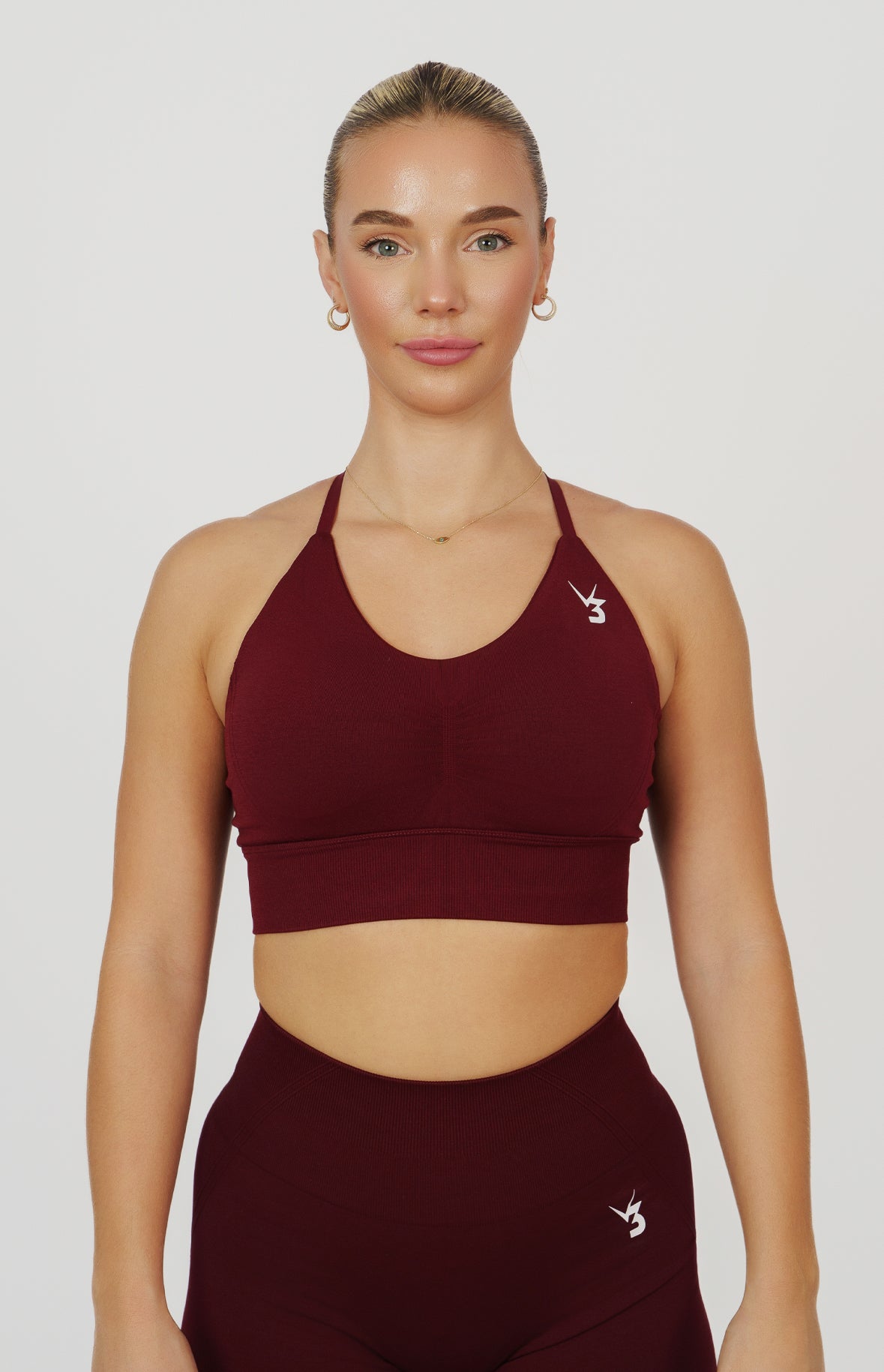 Tempo 3-Piece Seamless Set - Pomegranate Red